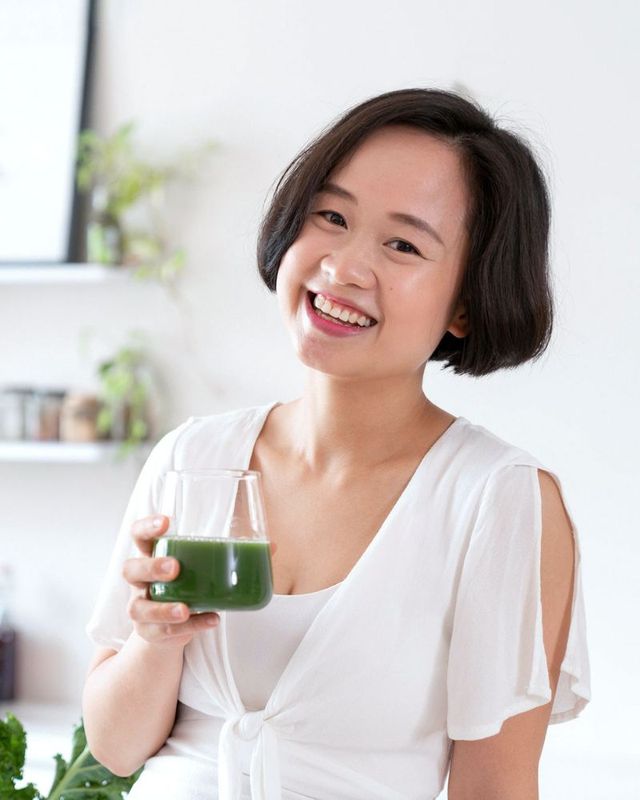 Huyền Trần tại studio True Juice